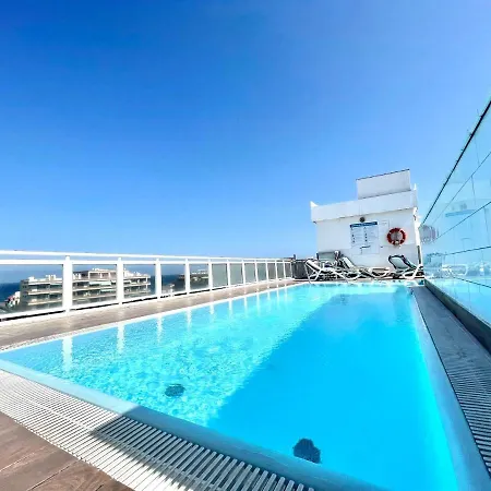 Nice Studio Pp Without Balcony,with Wifi And Heated Pool In Puerto De La Cruz